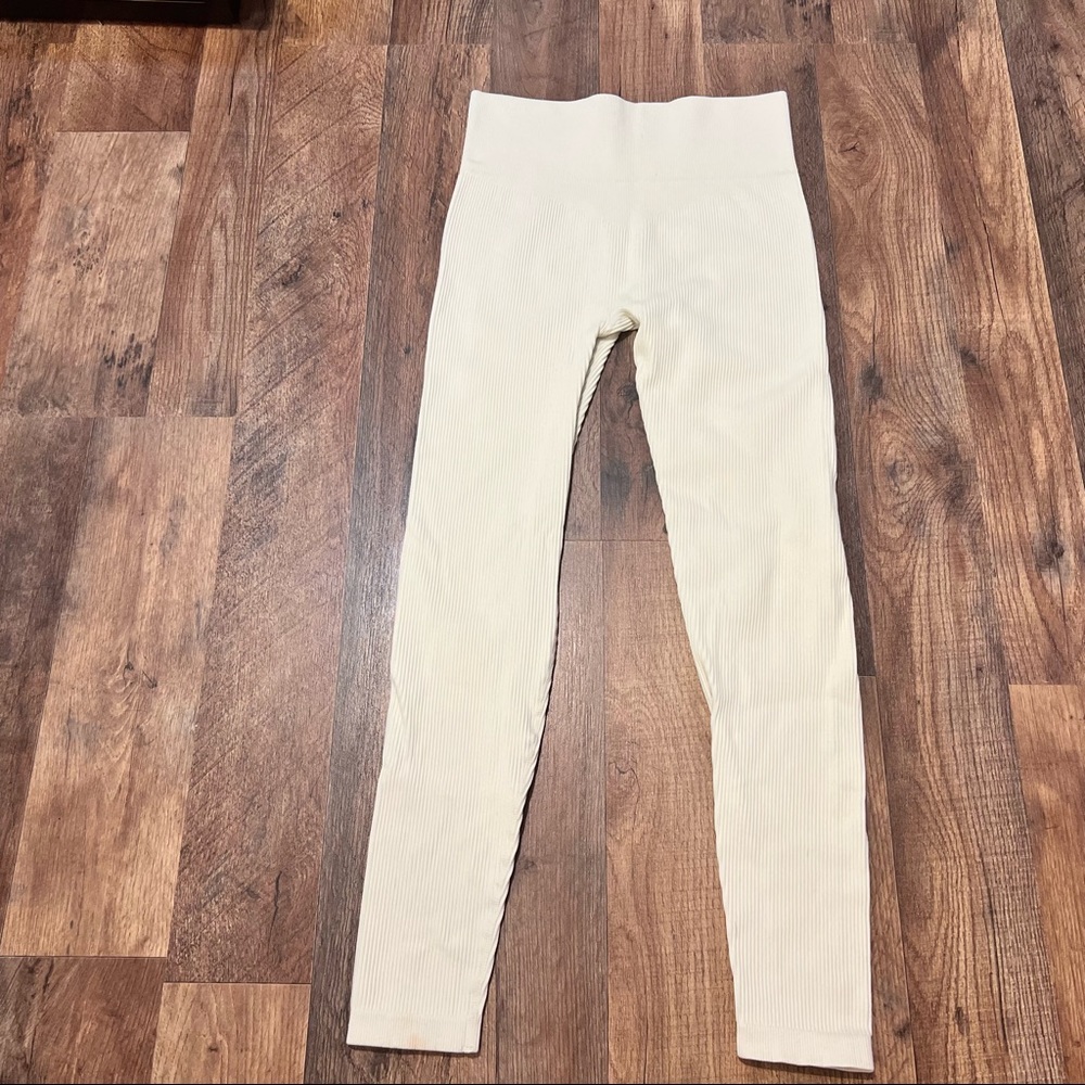 Cream Leggings
